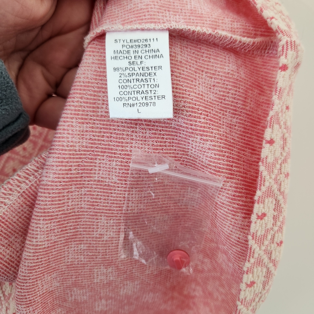 entro Pink and White Textured Polo Dress - Picture 4 of 8